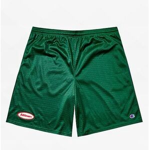 Champion Dark Green Mesh Athletic Shorts
